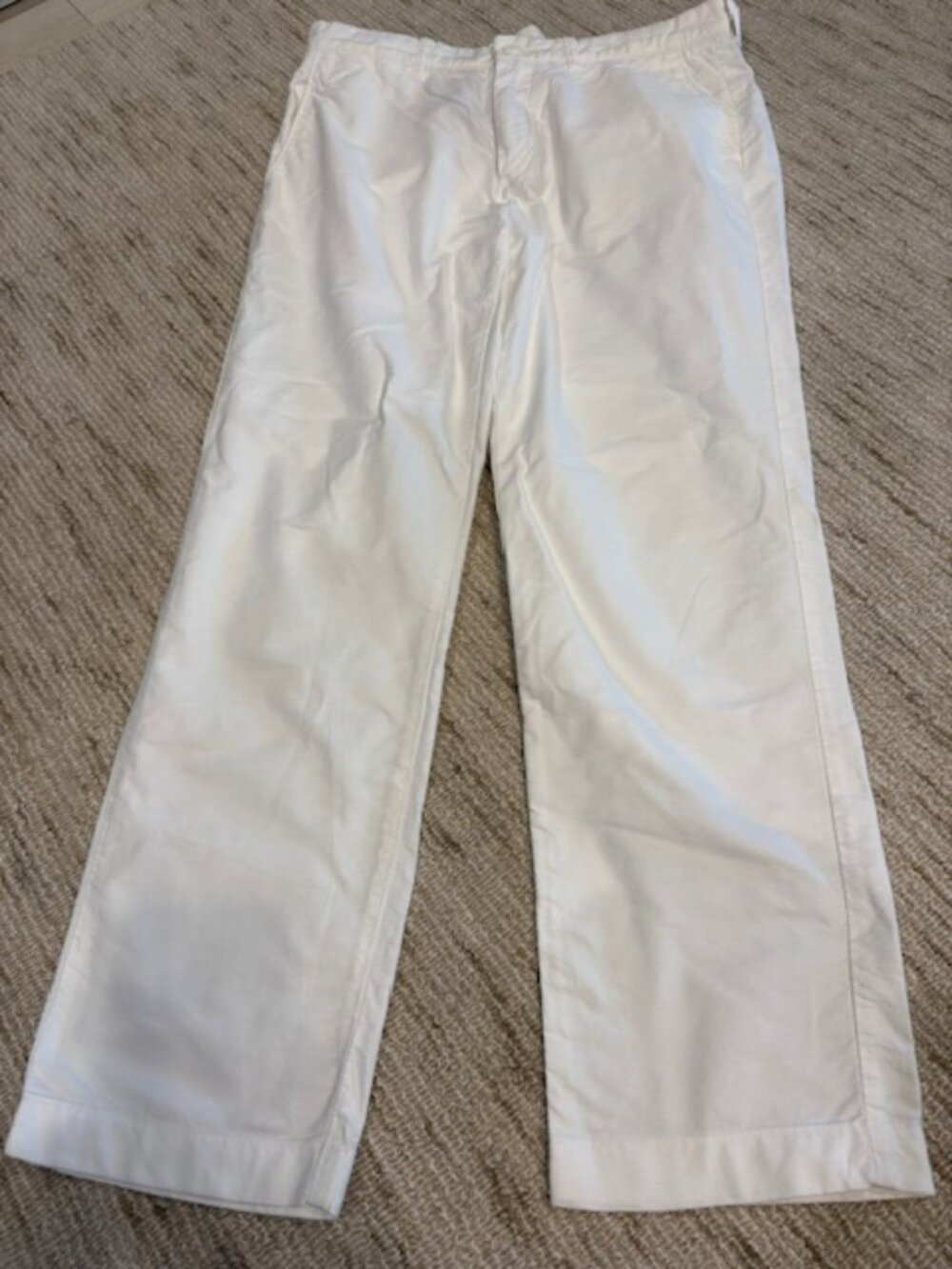 J Crew White Trousers